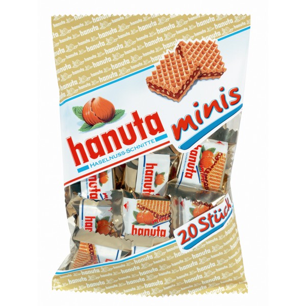 Hanuta Schokolade minis 317488 200 g/Pack.