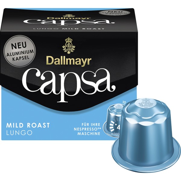 Dallmayr Kaffeekapsel capsa Lungo Mild Roast 110000000 10 St./Pack.