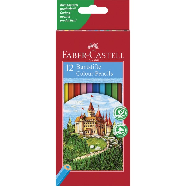 Faber-Castell Buntstift Eco 120112 sortiert 12 St./Pack.