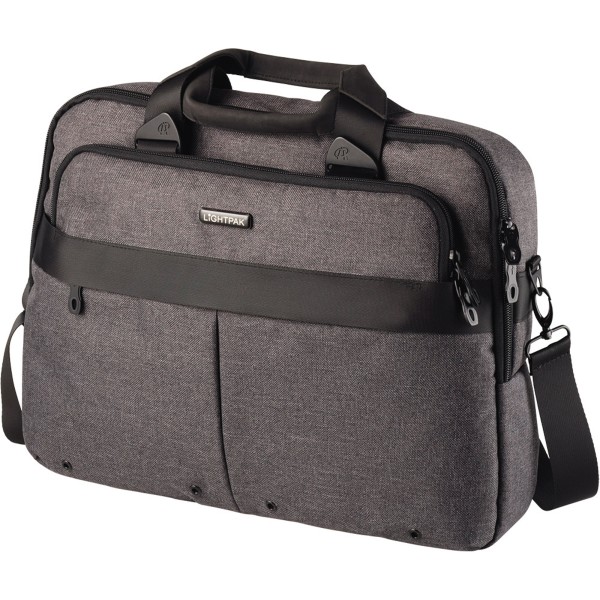 LIGHTPAK Laptoptasche WOOKIE 46166 17Zoll grau