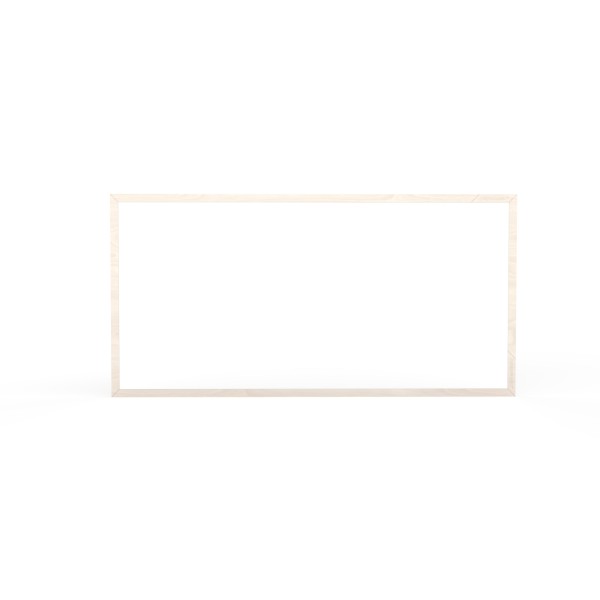magnetoplan Whiteboard Wood Series 1440300 Rahmen ws 148x96cm