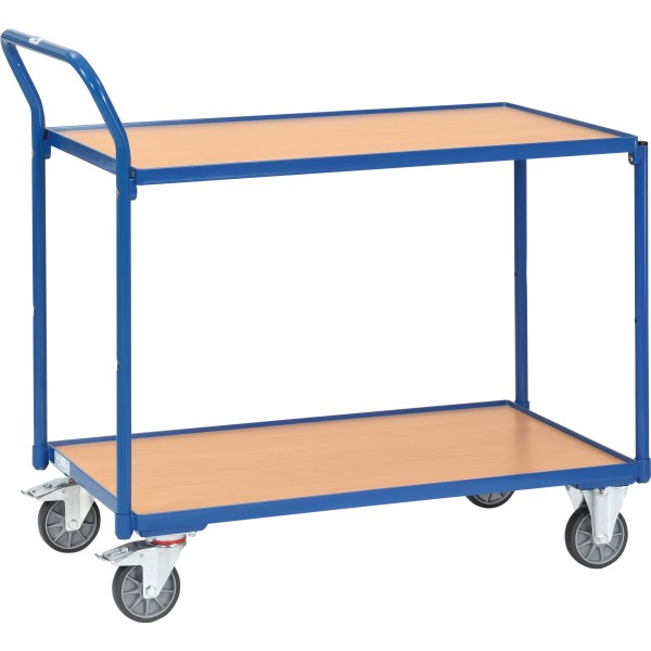 Fetra Tischwagen 2742 1.000x600mm 2Böden blau