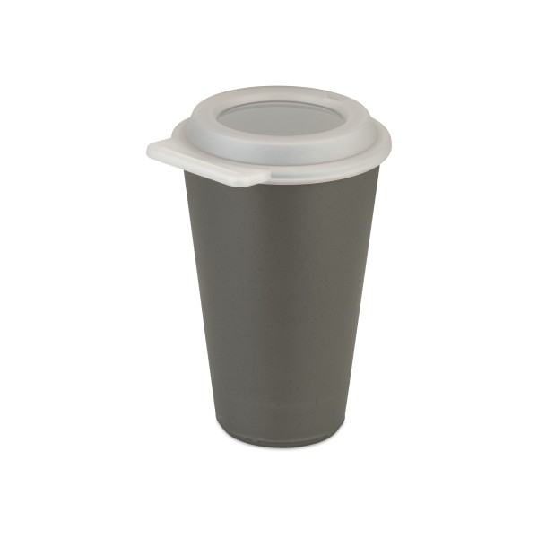 koziol Becher MOVE CUP 8141800 Deckel 400ml ash grey