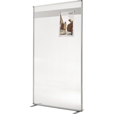 magnetoplan Raumteiler 110388 100x180x50cm transparent