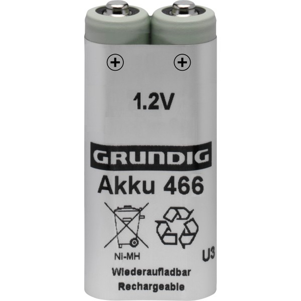 Grundig Akkupack 466 GZS2100 Digta 420 AAA 1000mAh 2 St./Pack.