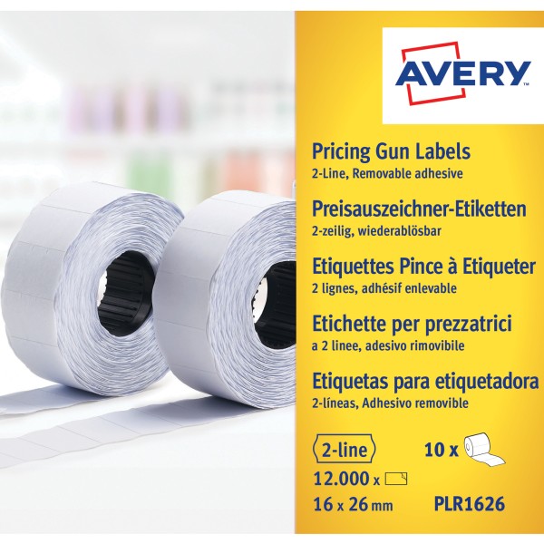 Avery Zweckform Endlosetikett PLR1626 16x26mm 12.000 St./Pack.