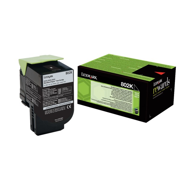 Lexmark Toner 80C20K0 1.000Seiten schwarz