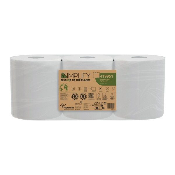 Papernet Rollenhandtuch Simplify 419951 2lg. 130m 3St.