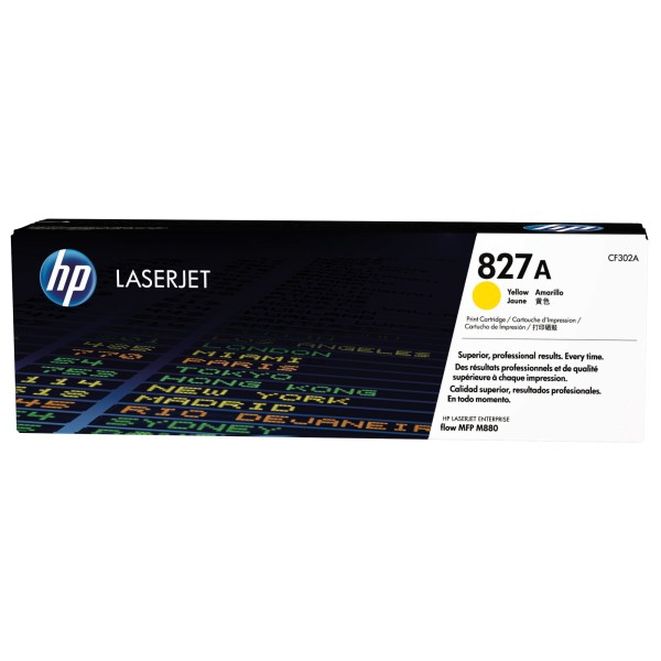HP Toner CF302A 827A 32.000Seiten gelb