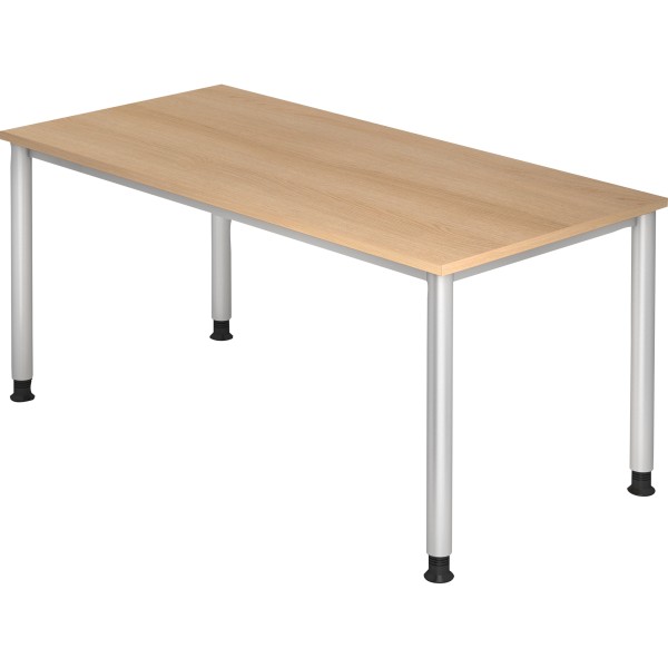 Hammerbacher Schreibtisch VHS16/E/S 160x80cm eiche