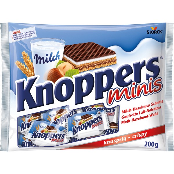 Knoppers Waffelgebäck Minis 8584281 200g