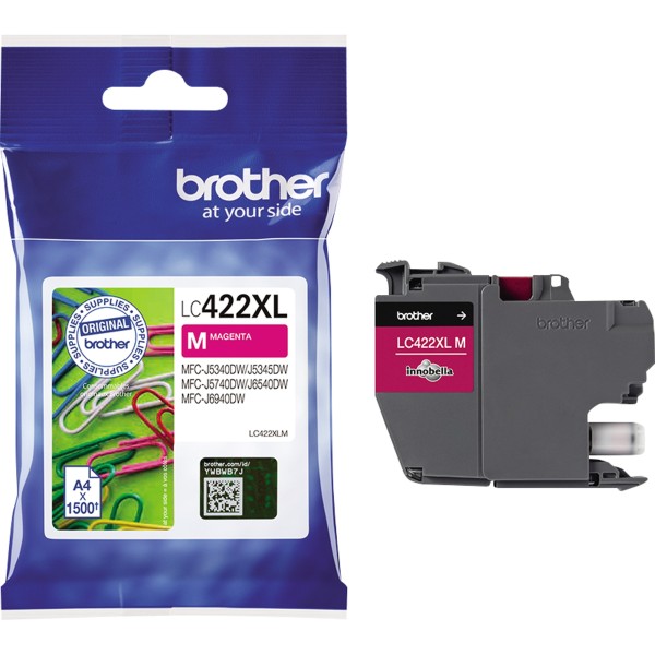 Brother Tintenpatrone LC422XLM 1.500Seiten magenta