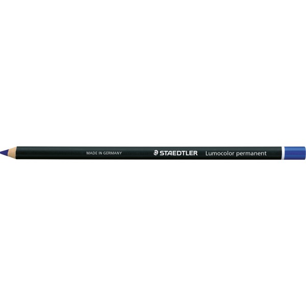 STAEDTLER Trockenmarker Lumocolor glasochrom 108 20-3 permanent blau