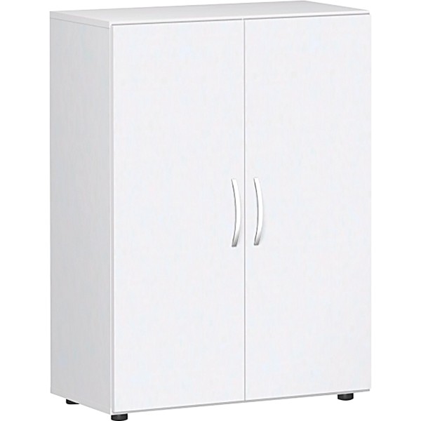 Geramöbel Flügeltürenschrank Flex S-383102-WW 3OH 80x42x110,4cm ws