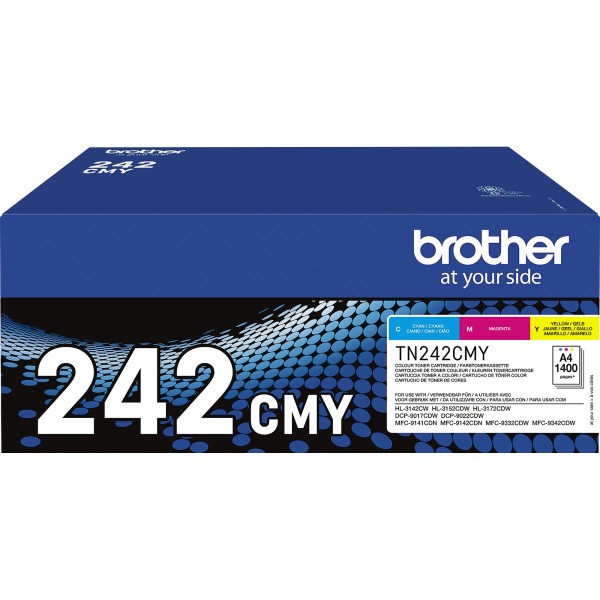 Brother Toner TN242CMY 1.400Seiten c/m/y 3 St./Pack.