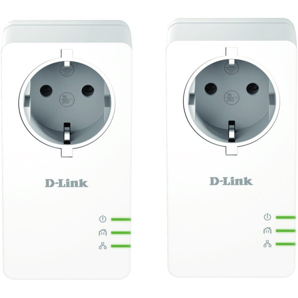 D-Link HomePlug Netzwerk Kit DHP-P601AV/E 1000Mbit Powerline AV2