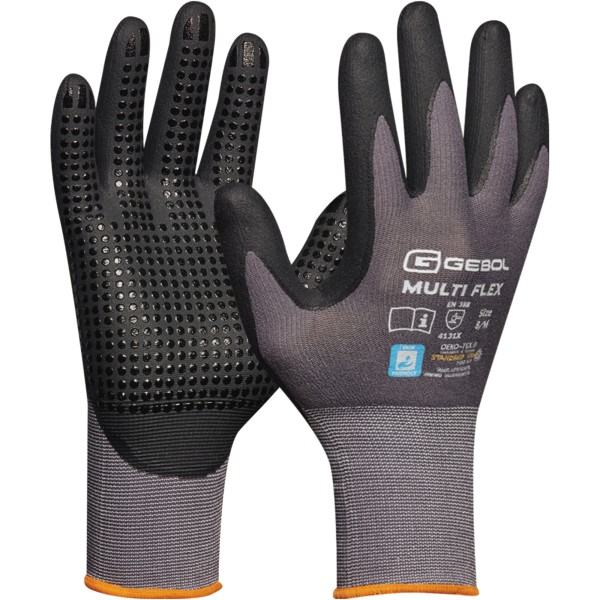 GEBOL Handschuh Multi Flex Gr. 7 709275 grau