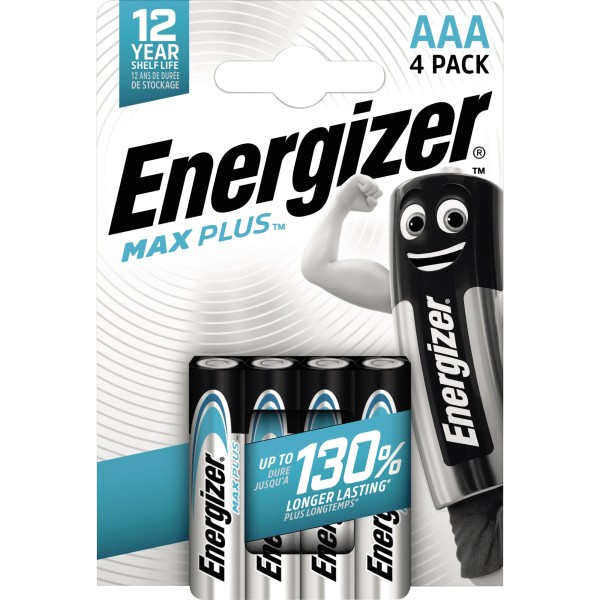 Energizer Batterie Max Plus E303320600 AAA LR03 4St.