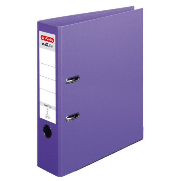 Herlitz Ordner maX.file protect plus 10834414 A4 80mm PP violett