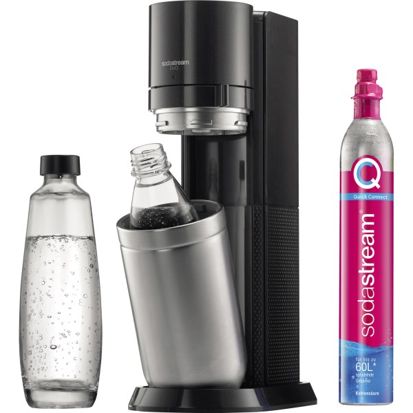 sodastream Wassersprudler DUO Titan 1016812491 Starterset Aktion 4xp.a.