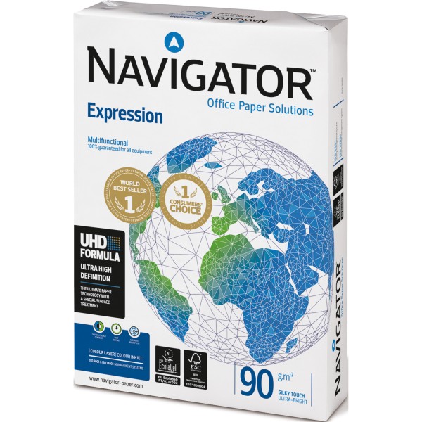 Navigator Kopierpapier Inkjet 82427A90S 90g/qm A4 500 Bl./Pack.