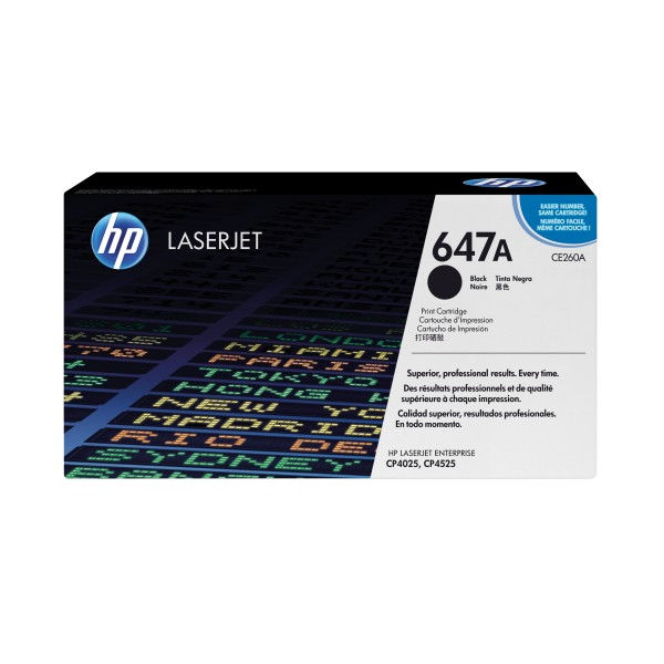 HP Toner CE260A 647A 8.500Seiten schwarz