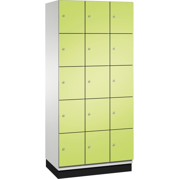 C+P Fächerschrank 4510430S10013 Sockel 15Fächer B900mm lgr/cgn