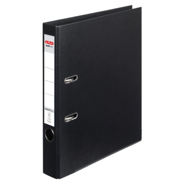 Herlitz Ordner maX.file protect plus 10834729 A4 50mm PP schwarz