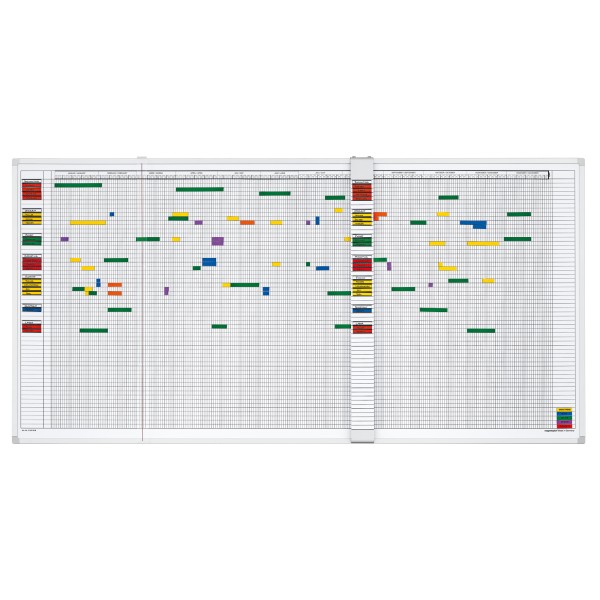 magnetoplan Personalplaner 3707055 7Tage/Woche für 45Mitarbeiter