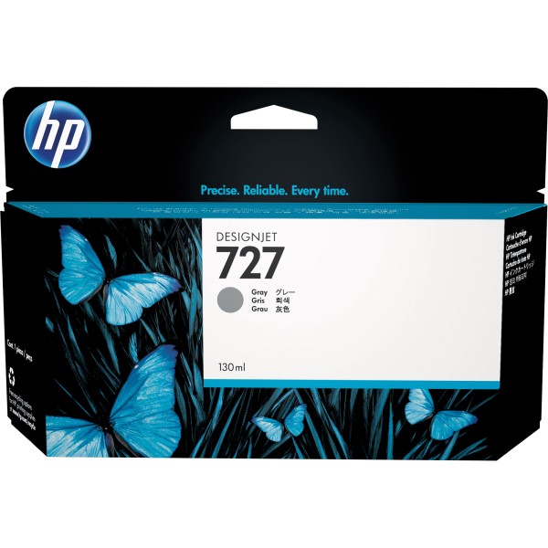 HP Tintenpatrone B3P24A 727 130ml grau