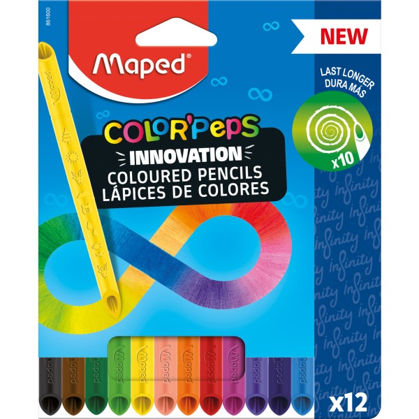 Maped Buntstift Color Peps Infinity 861600 sort. 12St.