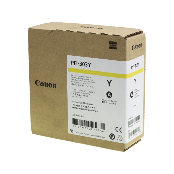 Canon Tintenpatrone 2961B001 PFI303Y 330ml gelb