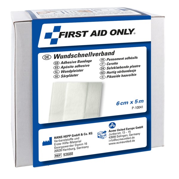 FIRST AID ONLY Wundschnellverband P-10041 5m x 6cm