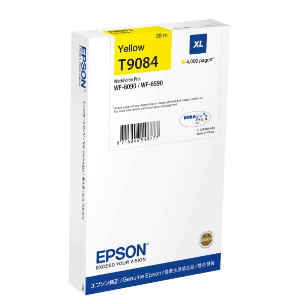 Epson Tintenpatrone C13T90844N T9084 4.000Seiten gelb
