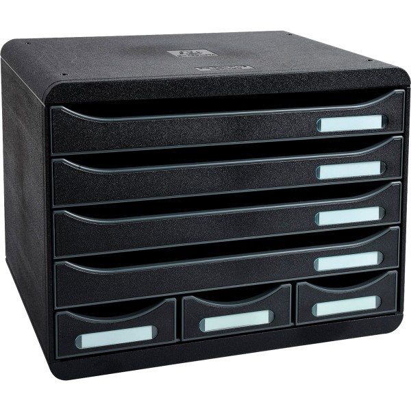 Exacompta Schubladenbox STORE-BOX MINI 307714D 7Schübe schwarz