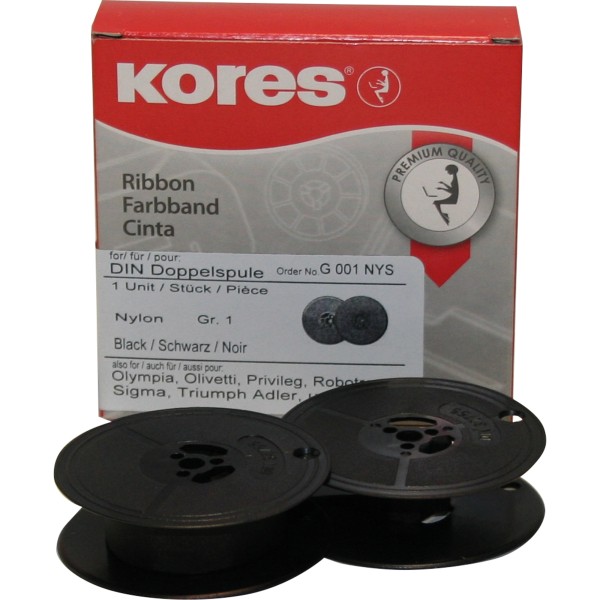 Kores Farbband G001NYS Gr.1 Nylon schwarz