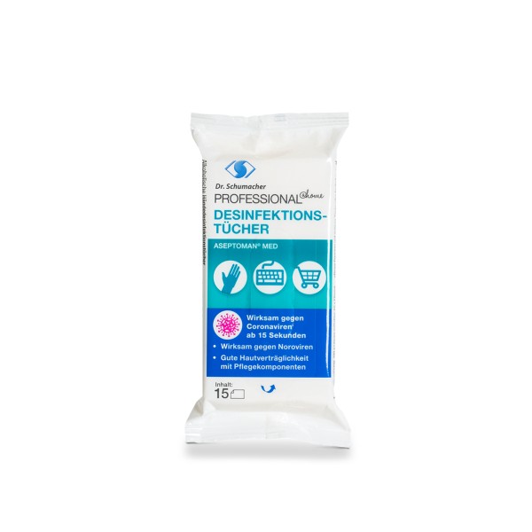 Dr. Schumacher Desinfektionstuch Prof@Home 01-457OP-T015 15 St./Pack