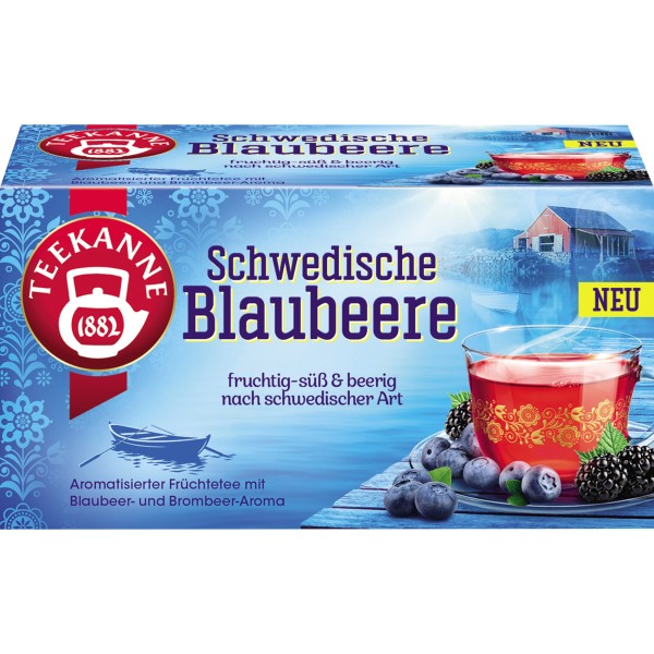 Teekanne Tee 7502 Schwedische Blaubeere 20 St./Pack.