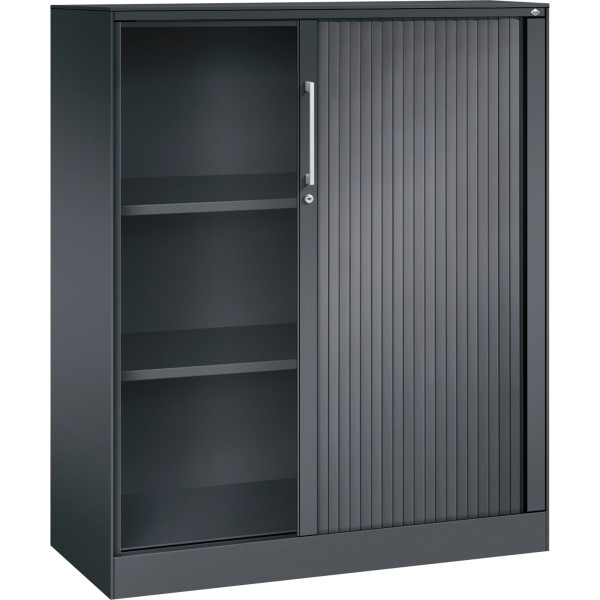C+P Aktenschrank 143032000S10074 3OH 1310x1000x435mm sgr/sgr