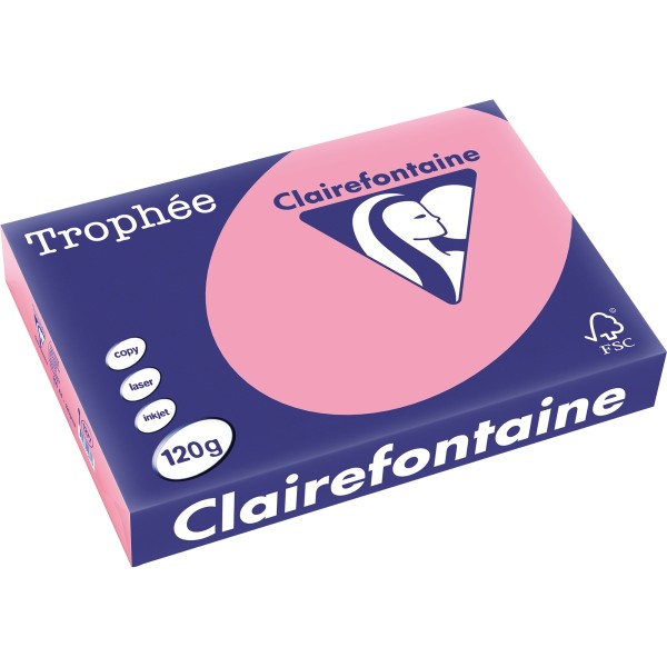 Clairefontaine Kopierpapier 1277C A4 120g heckenrose 250Bl.