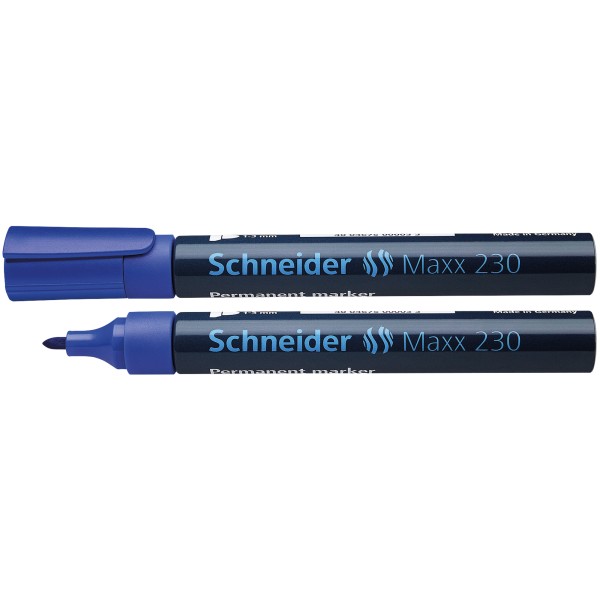 Schneider Permanentmarker Maxx 230 123003 Rundspitze 1-3mm blau