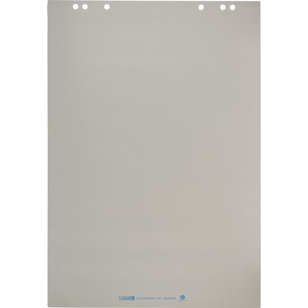 Landre Flipchartblock 100050588 68x99cm 20Bl gel. bl. 5 St./Pack.