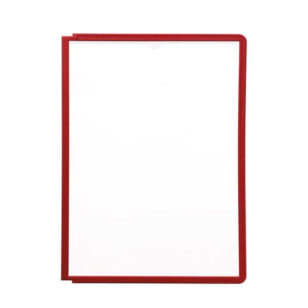 DURABLE Sichttafel SHERPA Panel 560603 DIN A4 PP rot