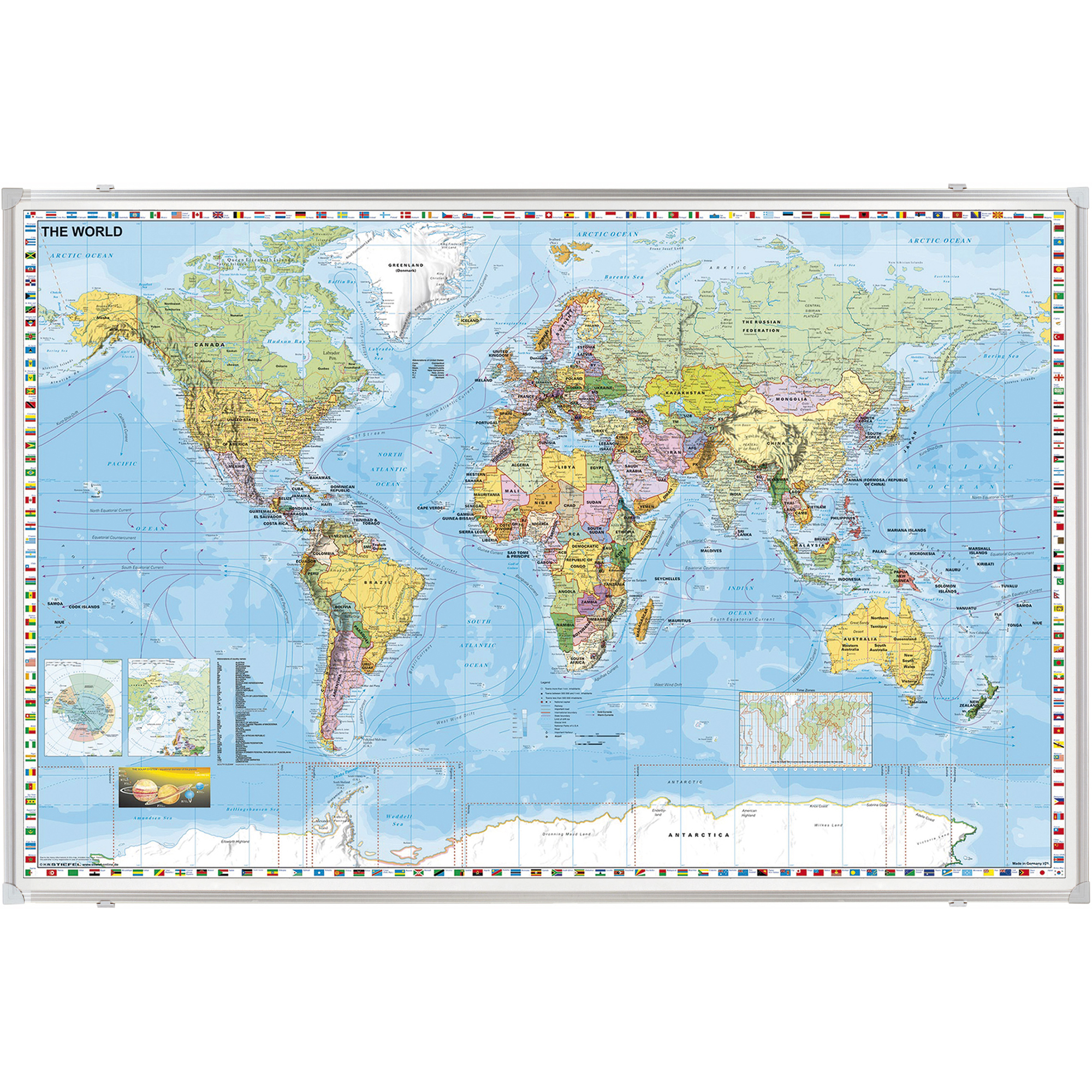 Tafel Karte Pinntafel Franken Europa Kartentafel 