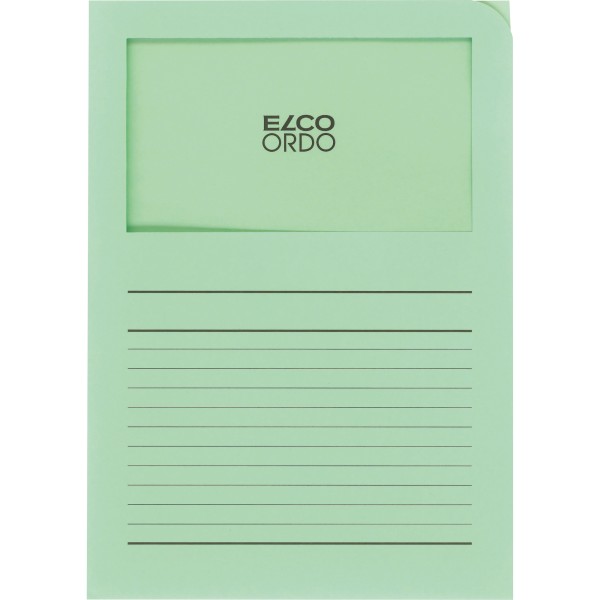 ELCO Sichtmappe ORDO Classico 29489.61 A4 grün 100 St./Pack.