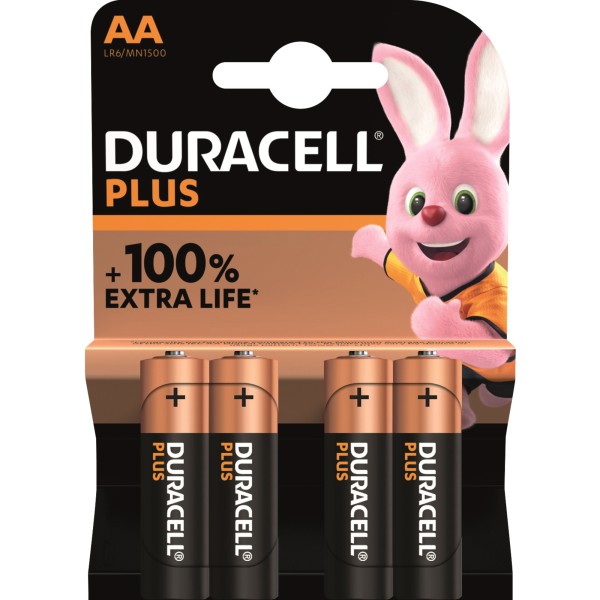 DURACELL Batterie Plus Mignon AA 140851 4 St./Pack.