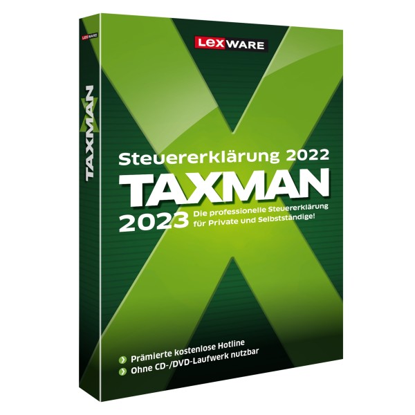 Lexware TAXMAN 2023 08832-2018 Software Lizenz