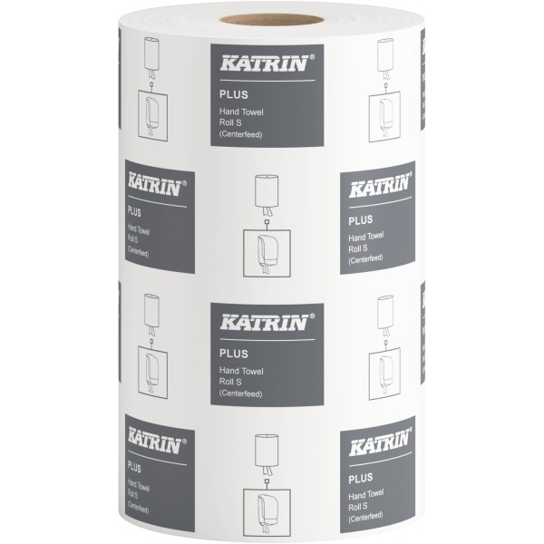 Katrin Handtuchrolle Plus 2 64427 1lagig 20,5cmx100m 12 Rl./Pack.