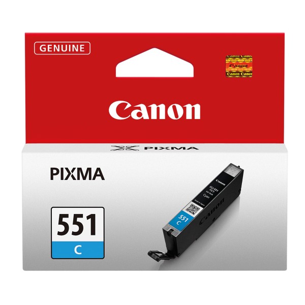 Canon Tintenpatrone 6509B001 CLI551C 7ml cyan