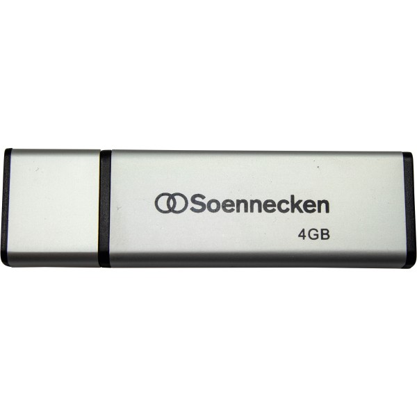 Soennecken USB-Stick 71616 2.0 4GB schwarz/silber